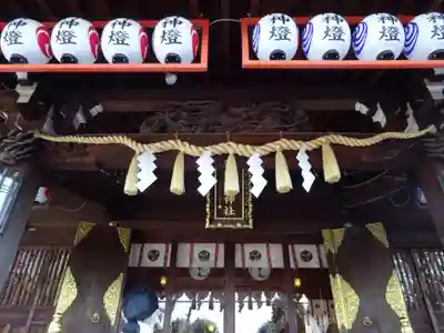 中野沼袋氷川神社の本殿・本堂