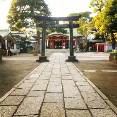 品川神社の鳥居