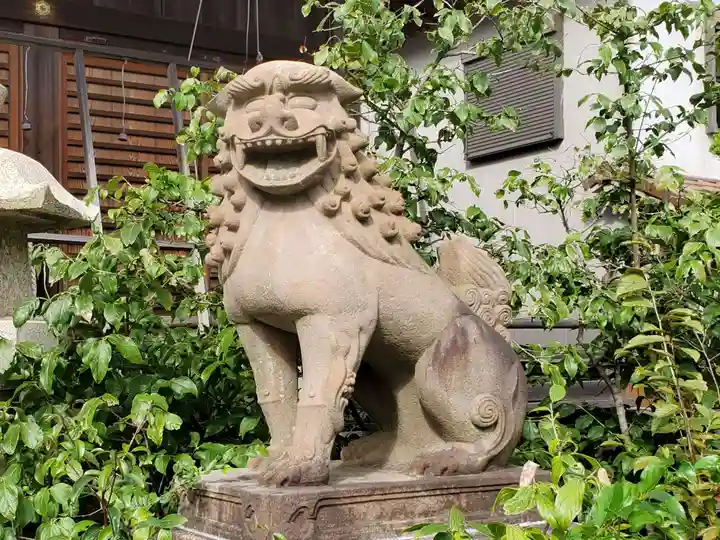 柿本神社の狛犬
