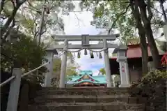 多摩川浅間神社の鳥居