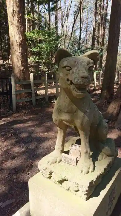 宝登山神社の狛犬
