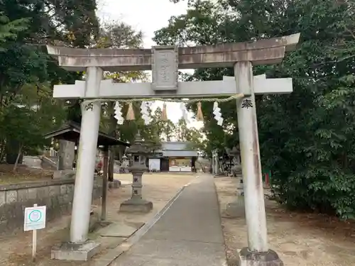 高牟神社の鳥居