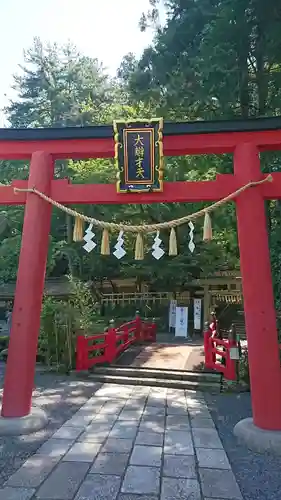 天河大辨財天社の鳥居