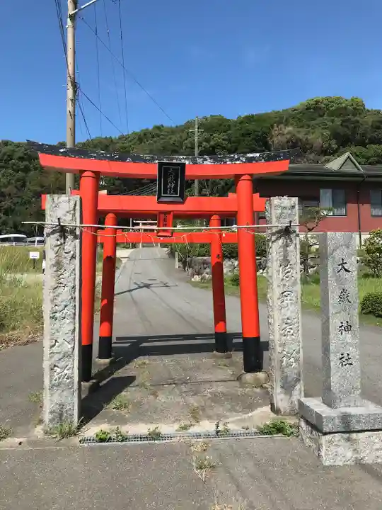 大嶽神社(志賀海神社摂社)の鳥居