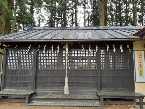 上好地熊野神社の本殿