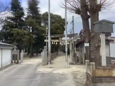 稲荷明神の鳥居