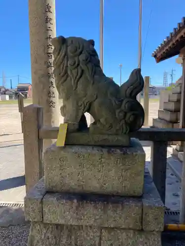 洲崎濱宮神明神社の狛犬