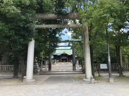 溝旗神社（肇國神社）の鳥居