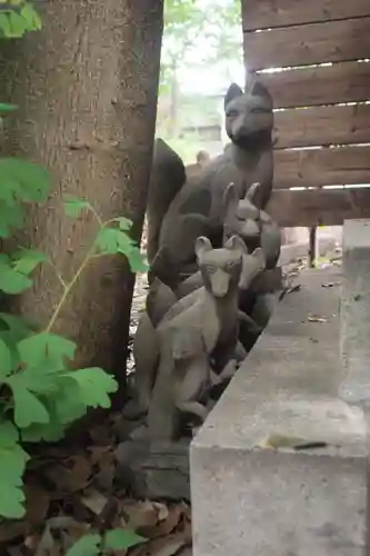 鎮守氷川神社の狛犬