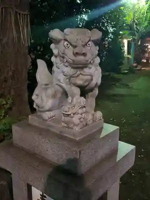 銀杏岡八幡神社の狛犬