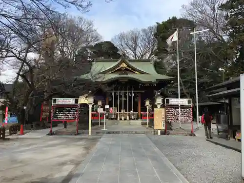 鎮守氷川神社の本殿