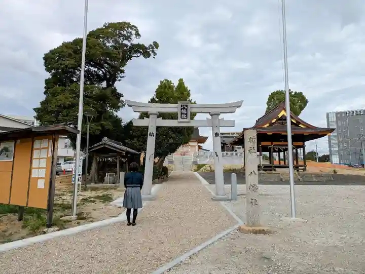 八幡社(土橋町)の鳥居