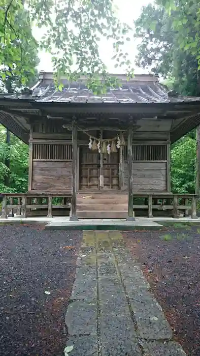 白山神社の本殿