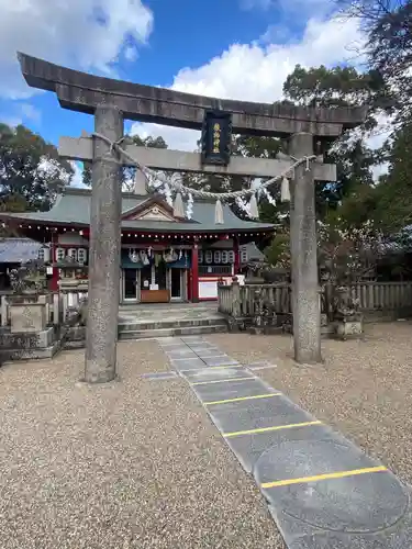 機物神社の鳥居