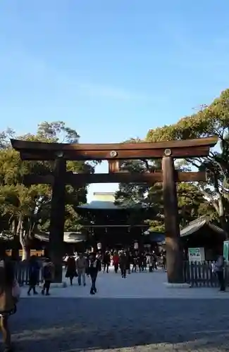 明治神宮の鳥居