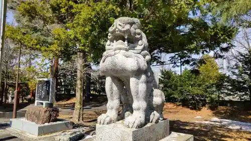 富良野神社の狛犬