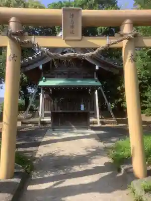 津島社(塔野地)の鳥居