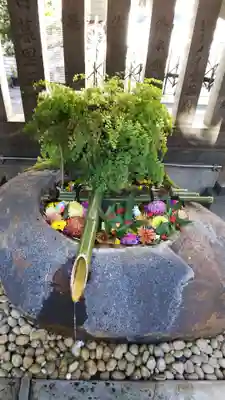 元三島神社の手水舎