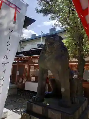 下谷神社の狛犬