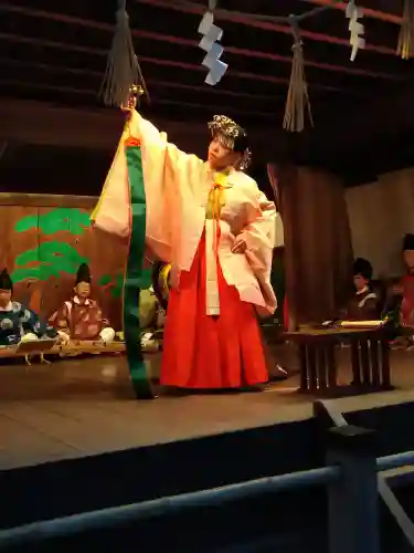 阿智神社の神楽