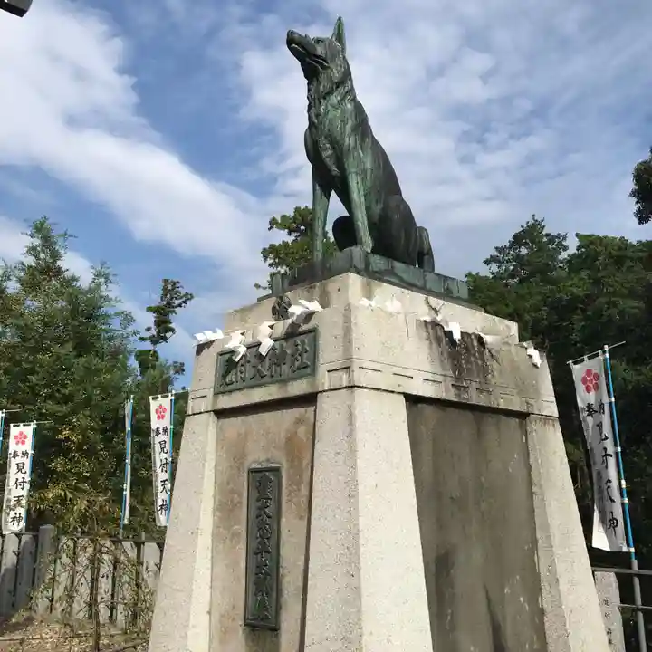 矢奈比賣神社(見付天神)の狛犬
