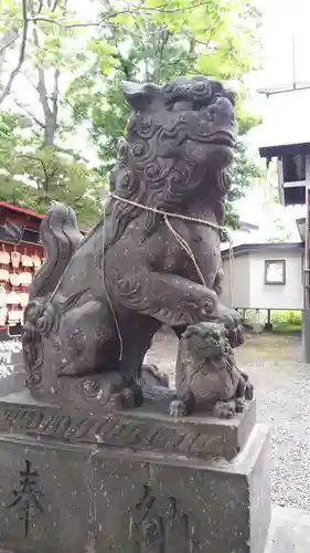 星置神社の狛犬