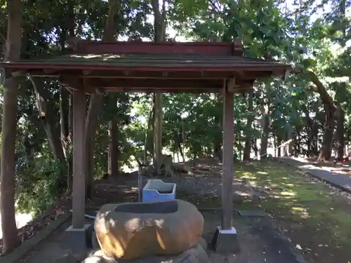 劒刀石床別命神社の手水