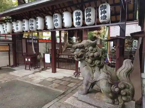 阿部野神社の狛犬