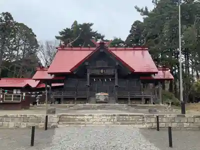 松前神社の本殿・本堂