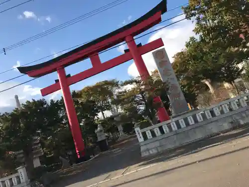 白老八幡神社の鳥居