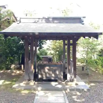 筑土八幡神社の手水舎