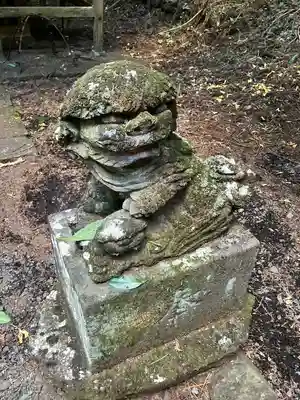 荊沢高龗神社の狛犬