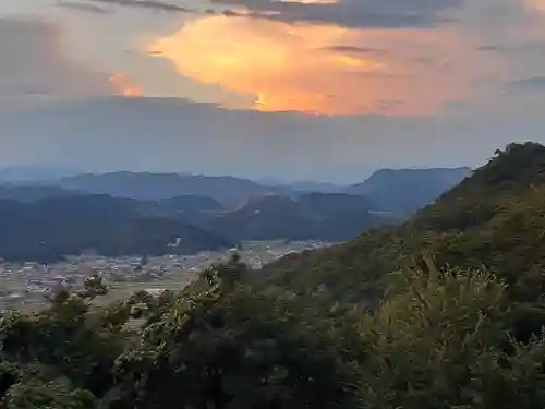 唐澤山神社の景色