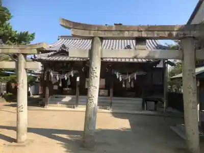 綱敷天満神社の鳥居