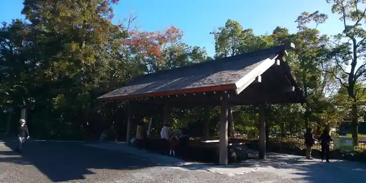 伊勢神宮外宮(豊受大神宮)の手水舎