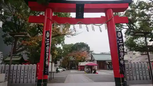 開口神社の鳥居