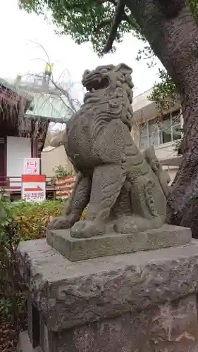 稲毛神社の狛犬