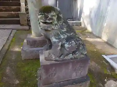 西台天祖神社の狛犬