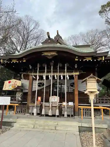 鎮守氷川神社の本殿