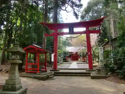 成東八幡神社の鳥居