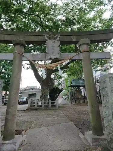 阿邪訶根神社の鳥居