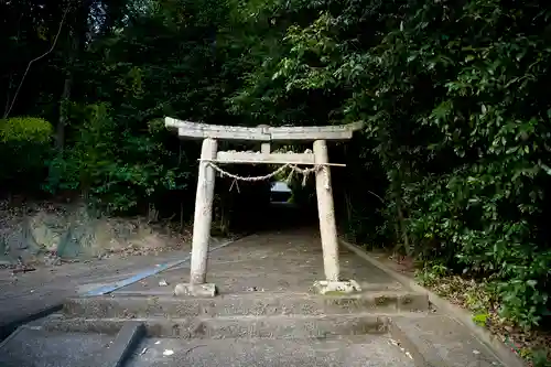 須賀社の鳥居