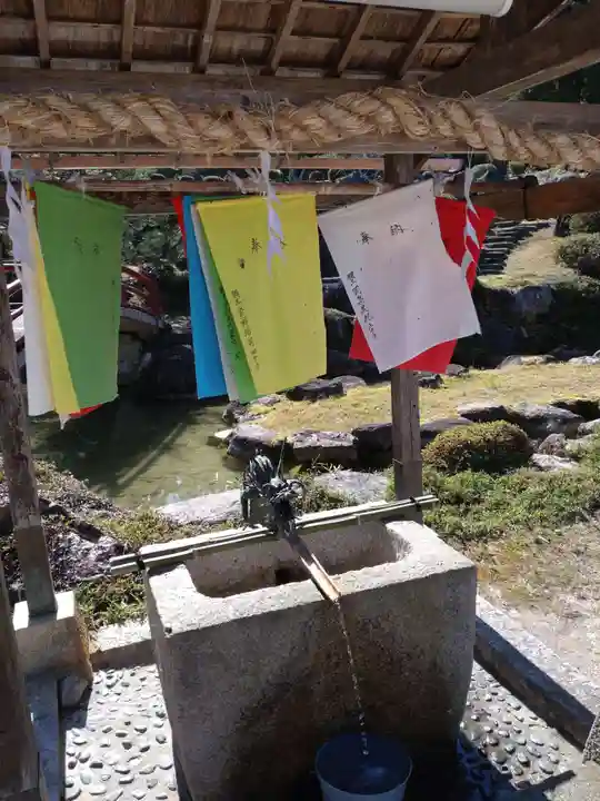 水尾神社の手水舎