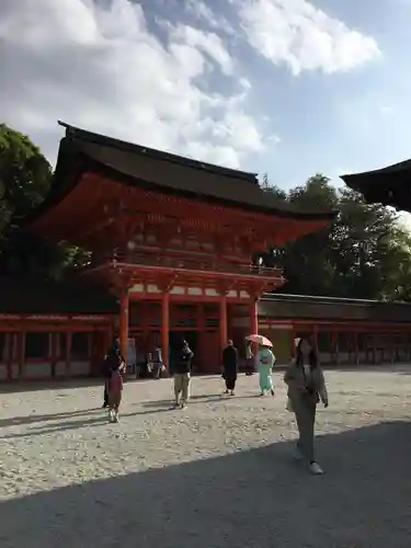 賀茂御祖神社（下鴨神社）の山門