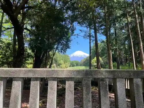 山宮浅間神社の景色