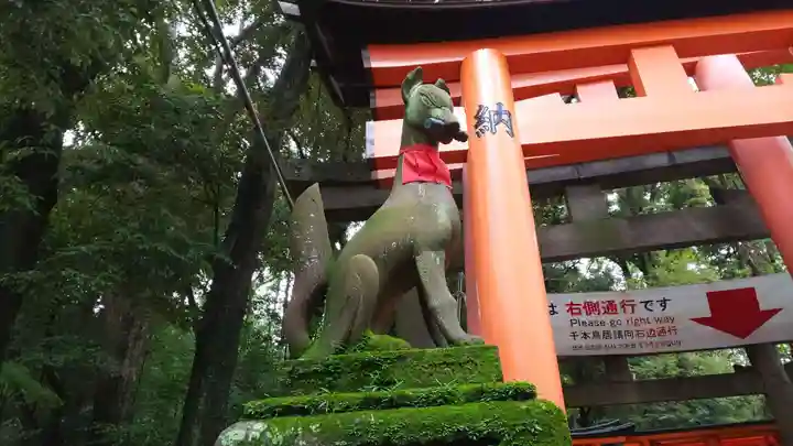 伏見稲荷大社の狛犬
