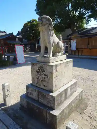姪浜住吉神社の狛犬