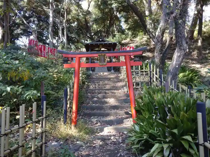 円山随身稲荷大明神の鳥居