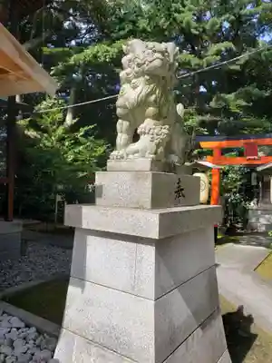 須天熊野神社の狛犬