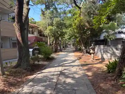 鳴尾八幡神社の景色